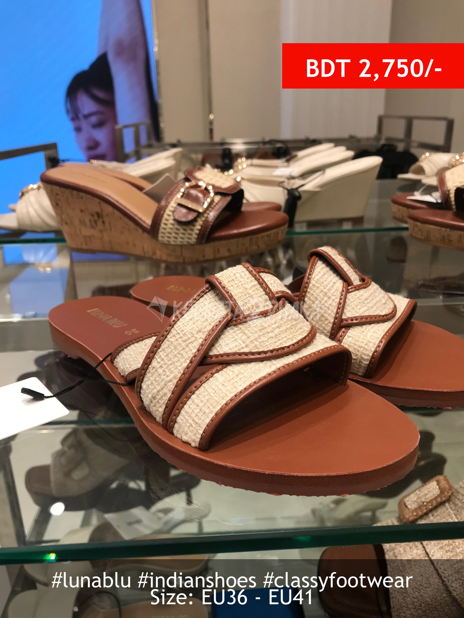 Lunablu Tan Flats