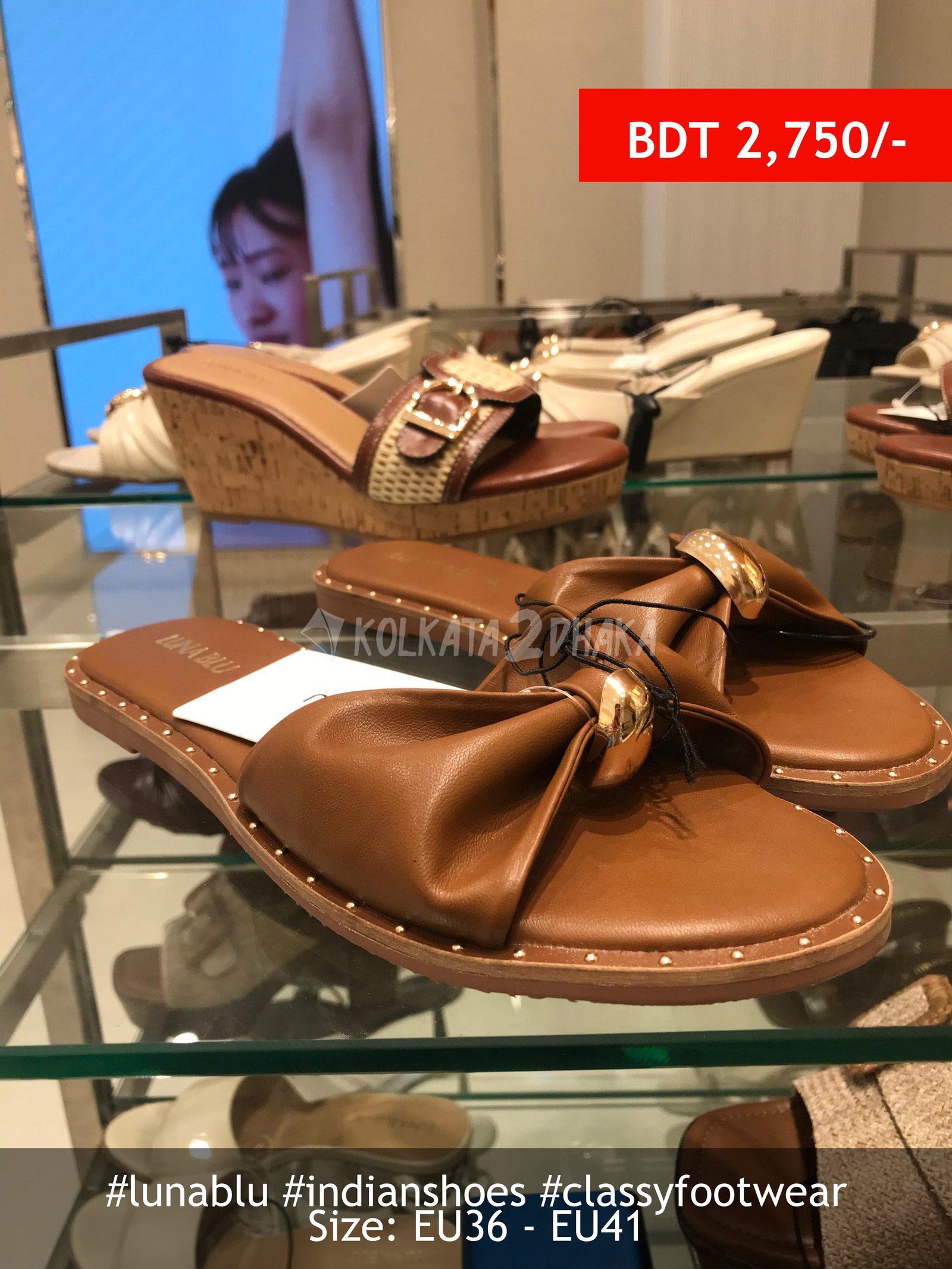 Lunablu Tan Flats