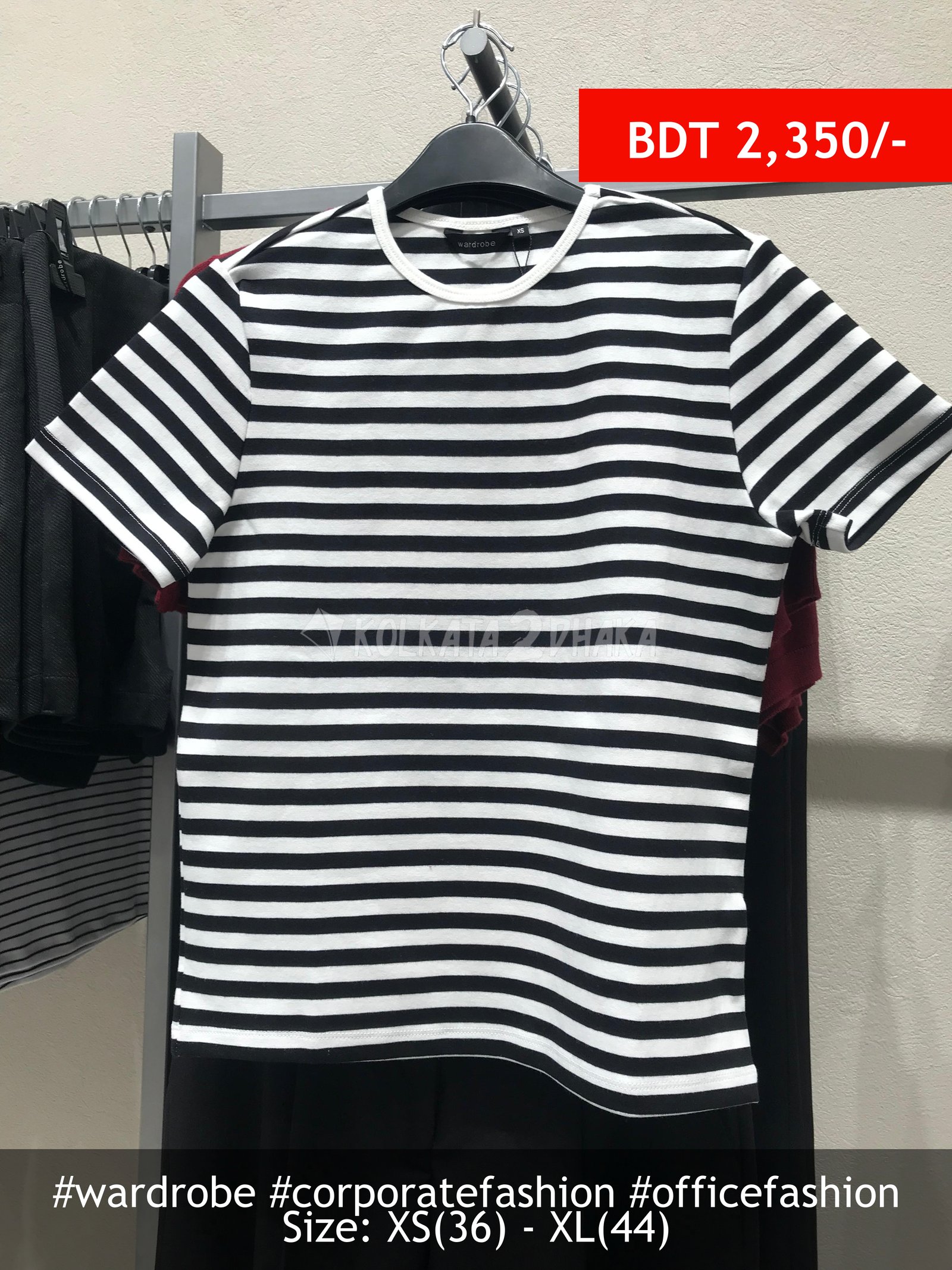 Wardrobe Ivory Black T-Shirt