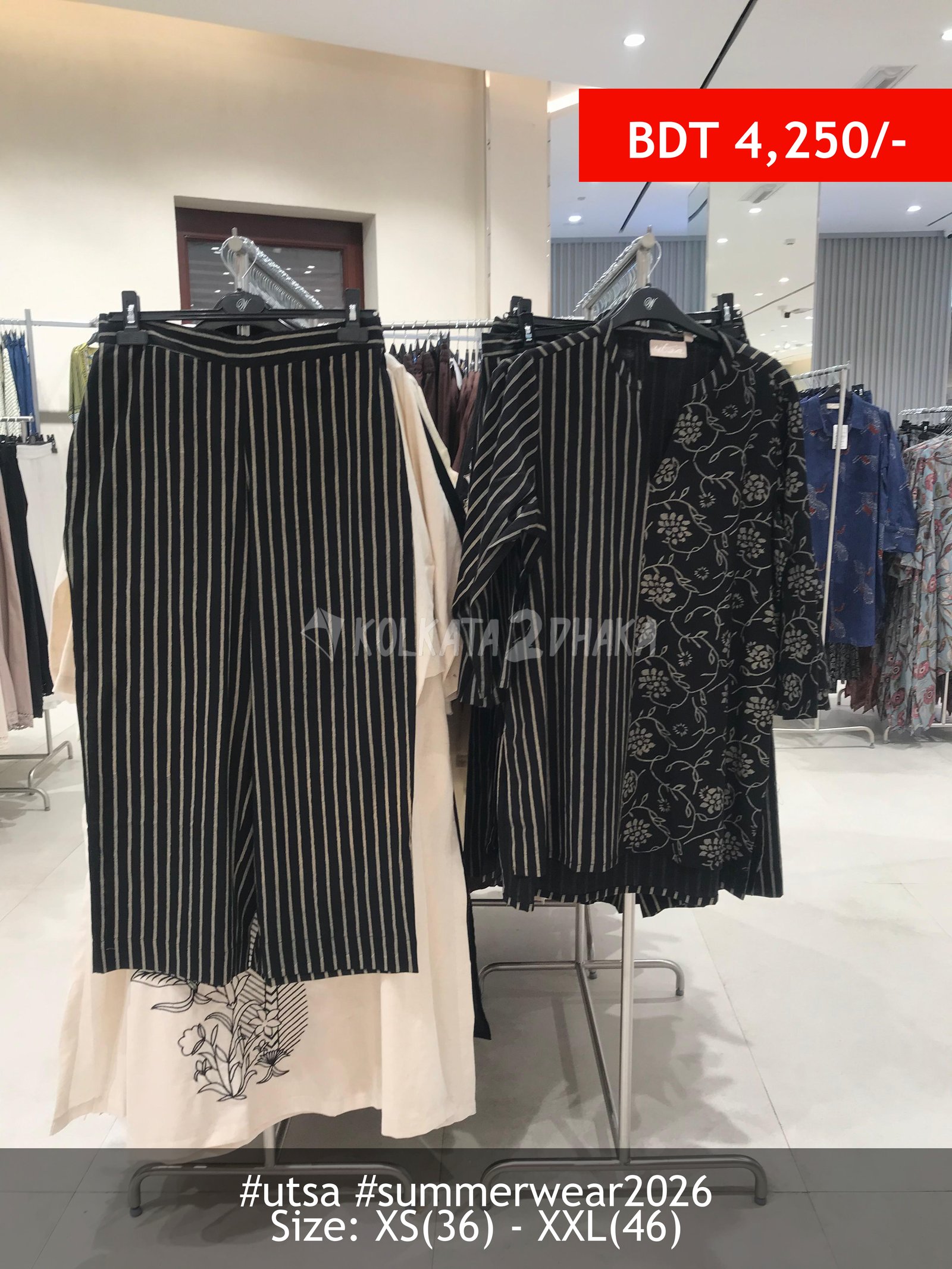 Utsa Black Co-Ord Set