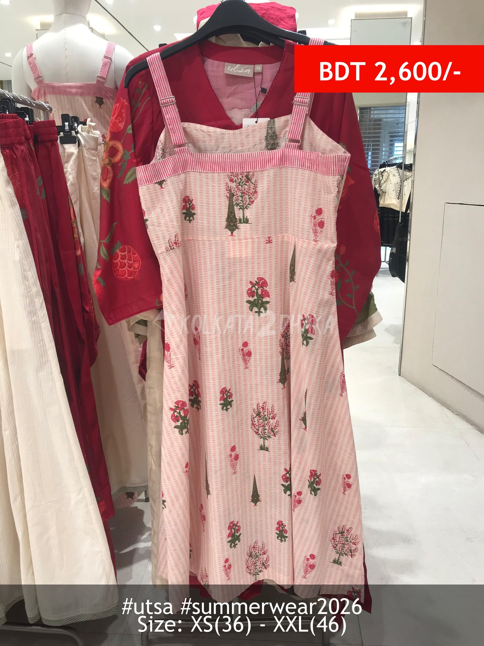 Utsa Pink Dress