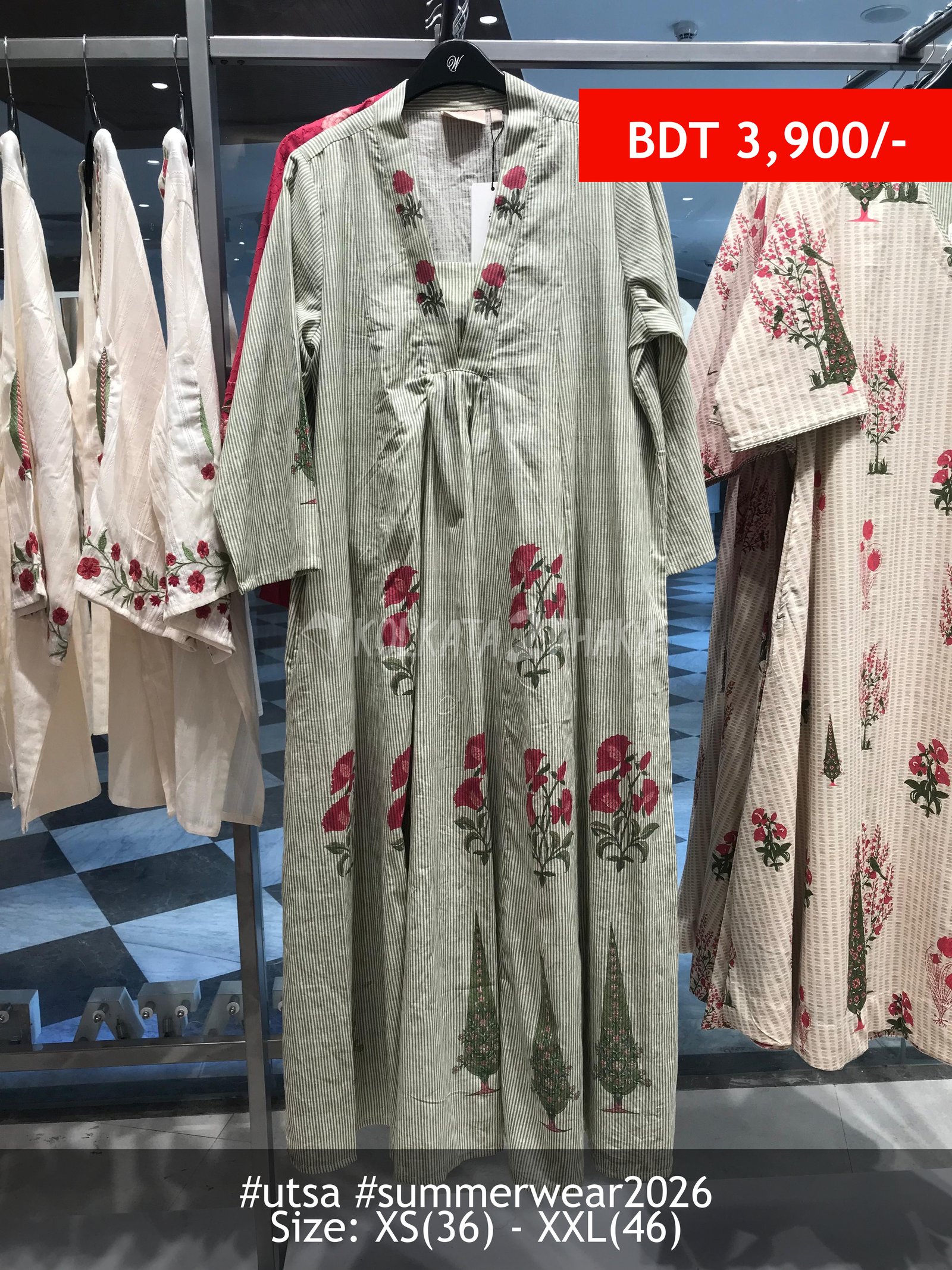 Utsa Green Kurta
