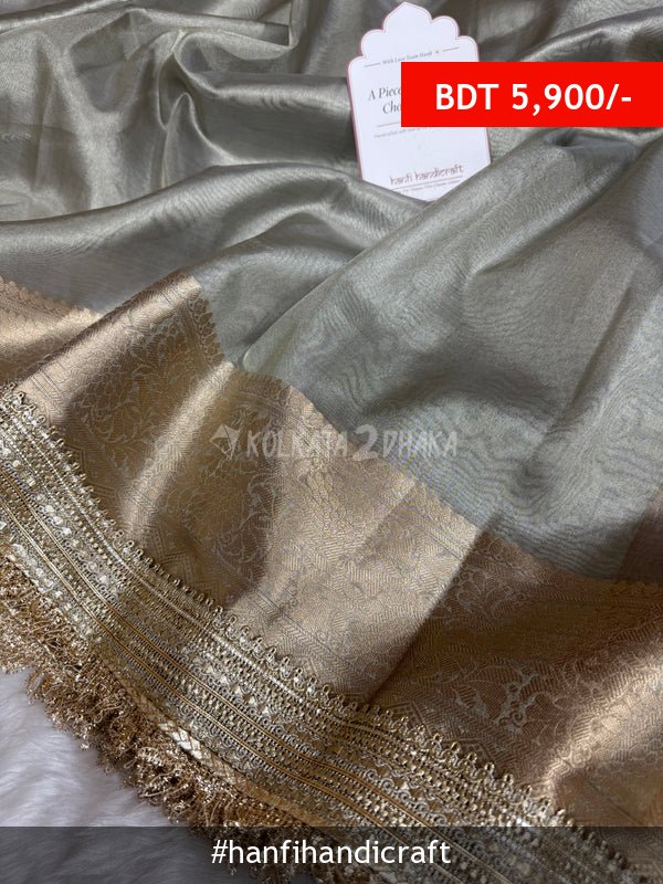 Hanfi Handicraft Maharani Tissue Silk Saree