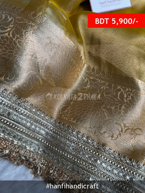 Hanfi Handicraft Maharani Tissue Silk Saree