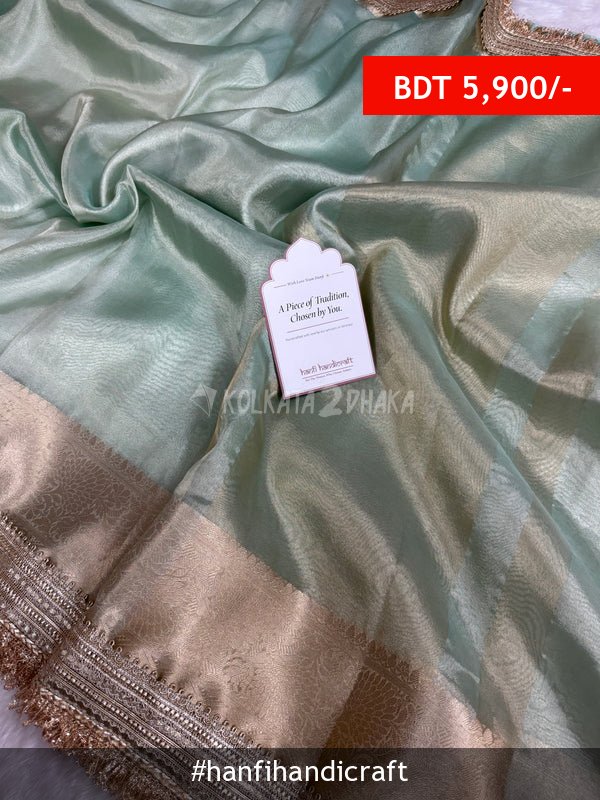 Hanfi Handicraft Maharani Tissue Silk Saree