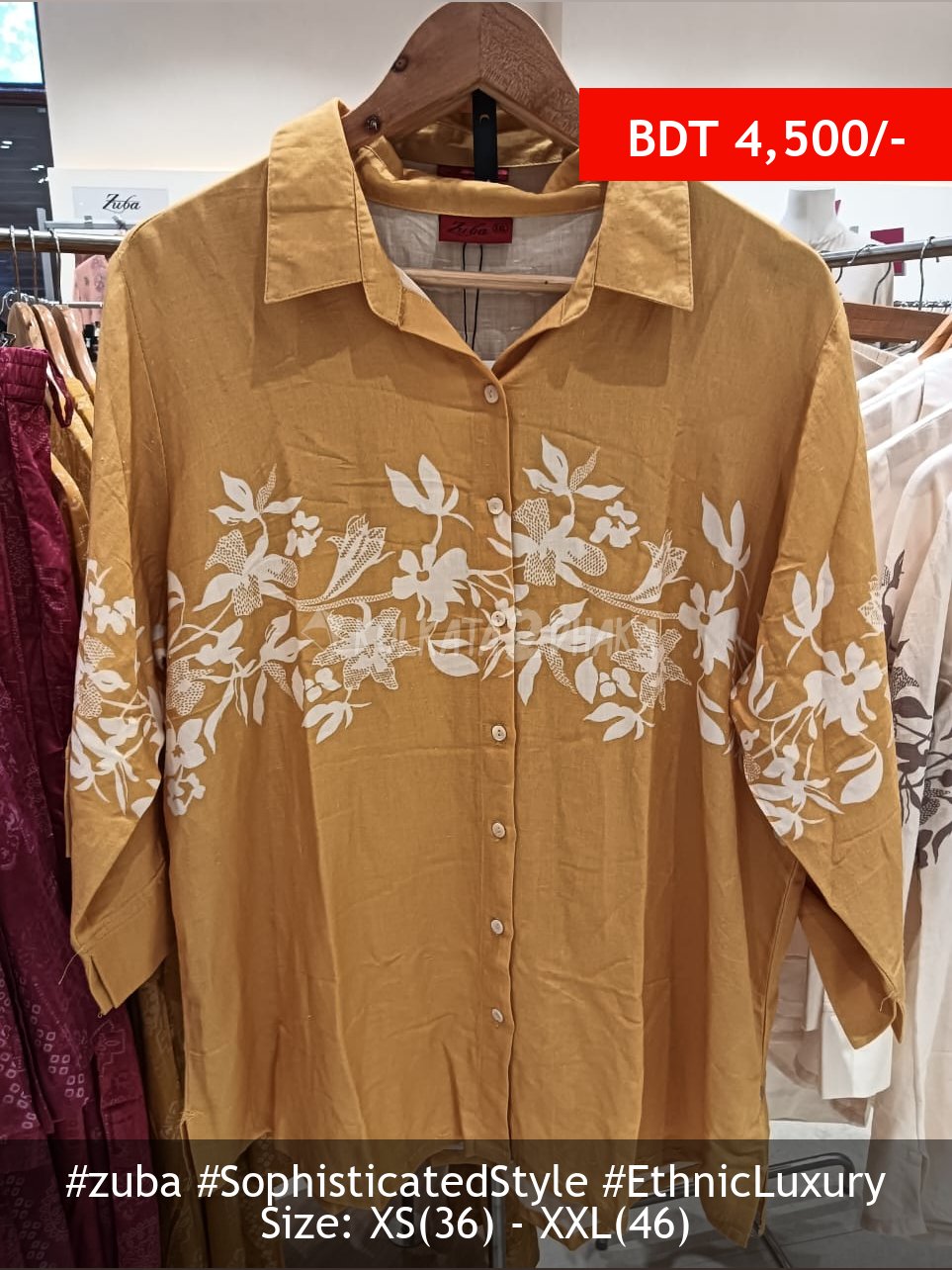 Zuba mustard  shirt