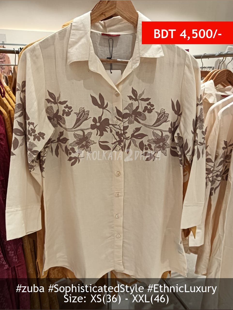 Zuba Off white shirt