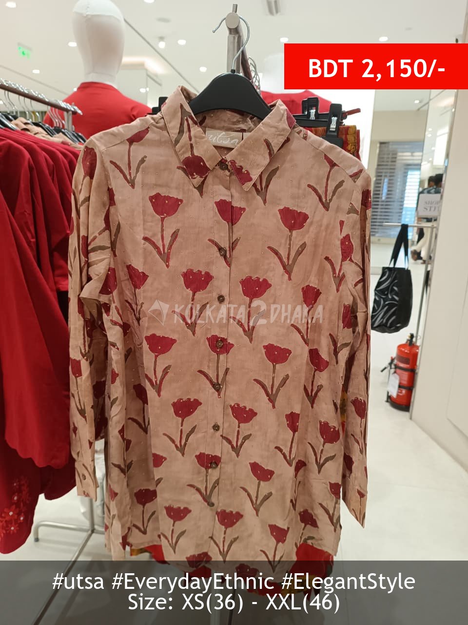 Utsa Floral print shirt