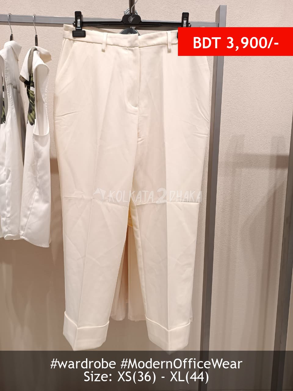 Wardrobe Ivory pant