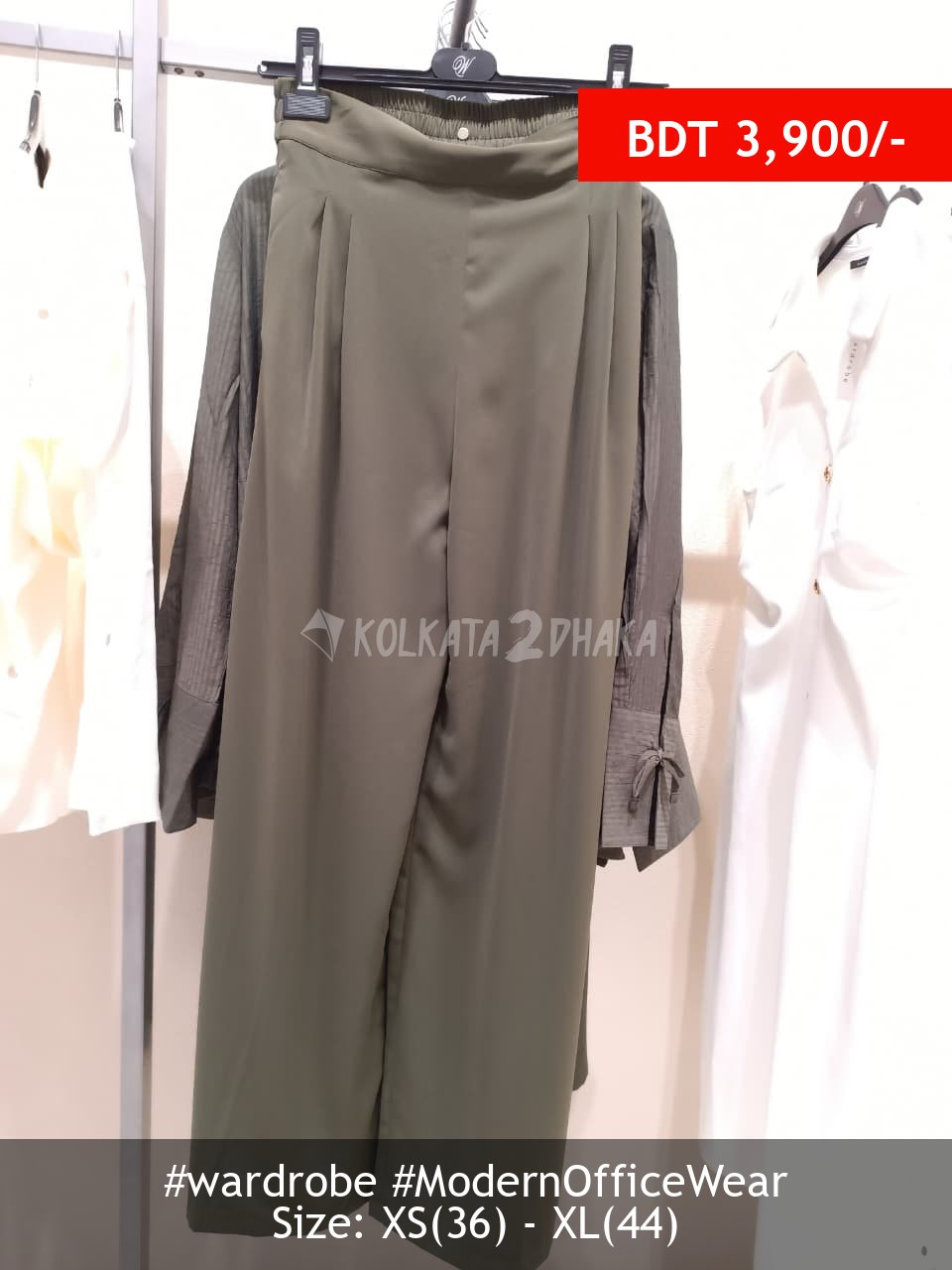 Wardrobe Olive Pant