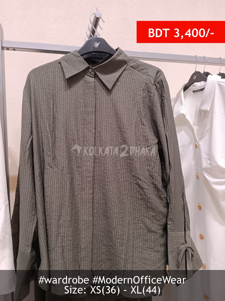 Wardrobe Dark Olive Blouse