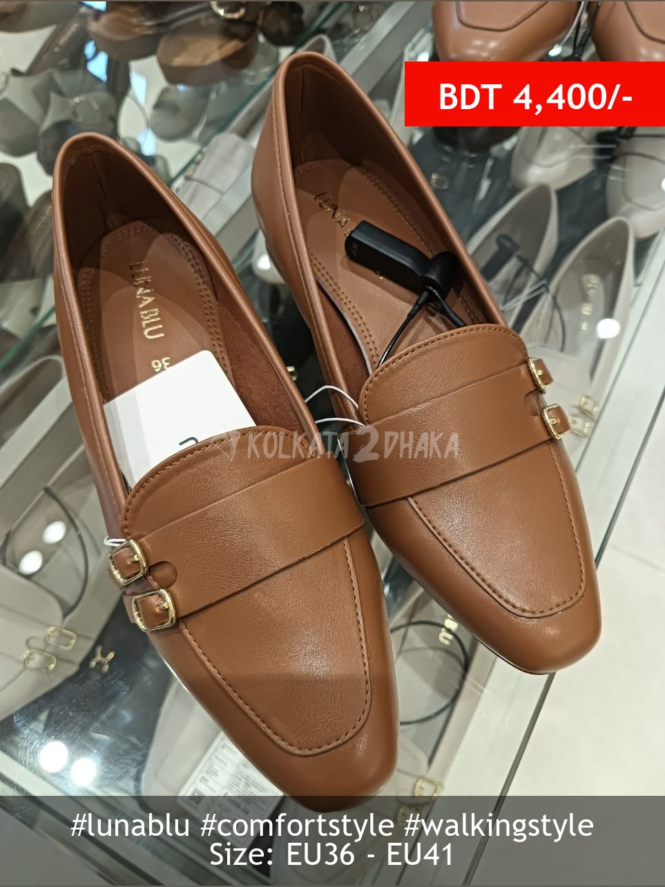Lunablu Tan Shoes