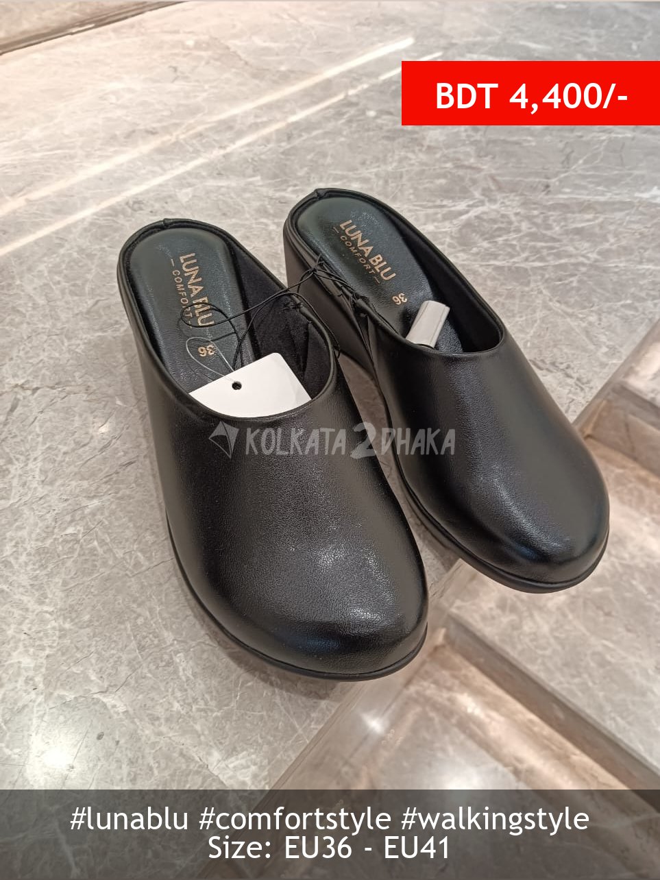 Lunablu Black Heels