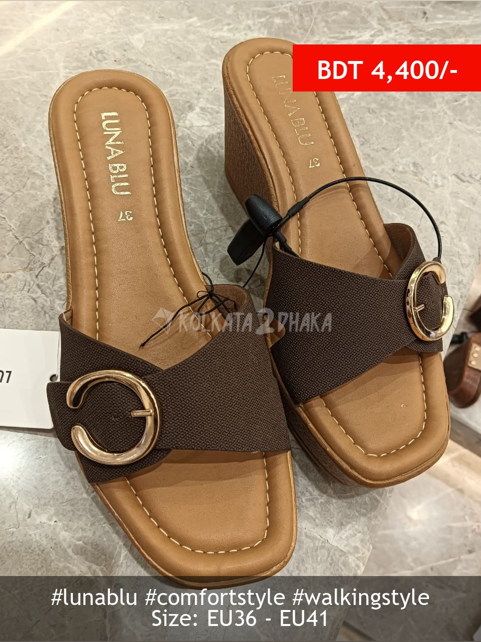Lunablu Brown Heels