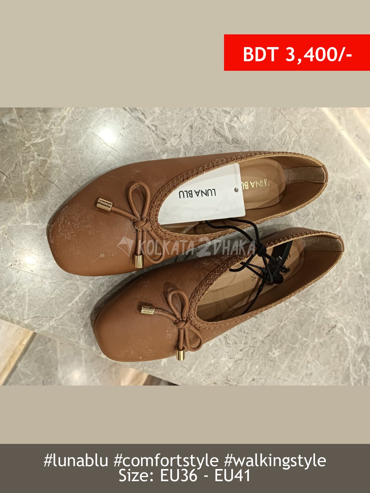 Lunablu Tan Shoe