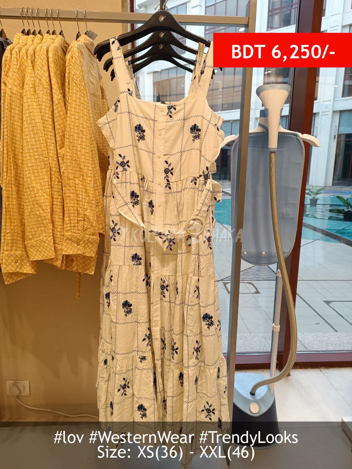 LOV Off white dress