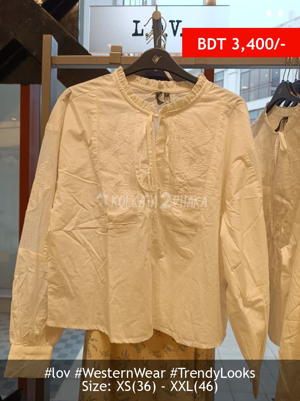 LOV Off white Blouse