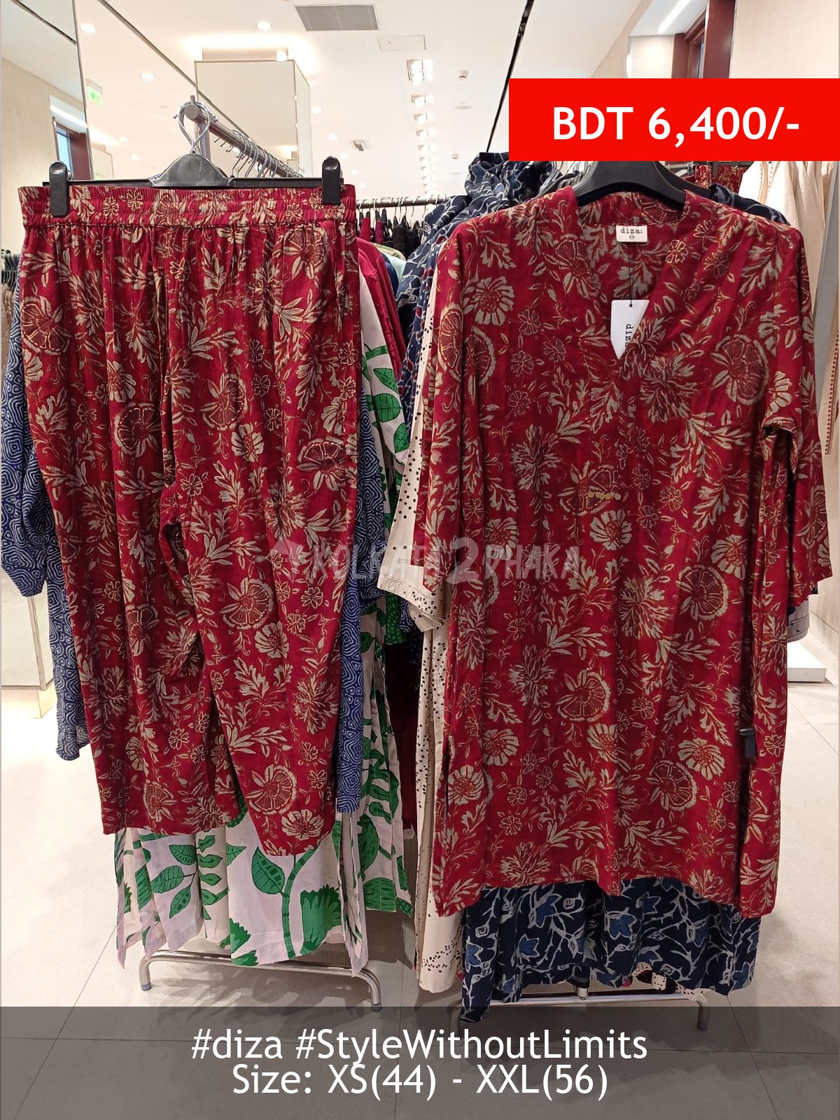 Diza Orange kurta set