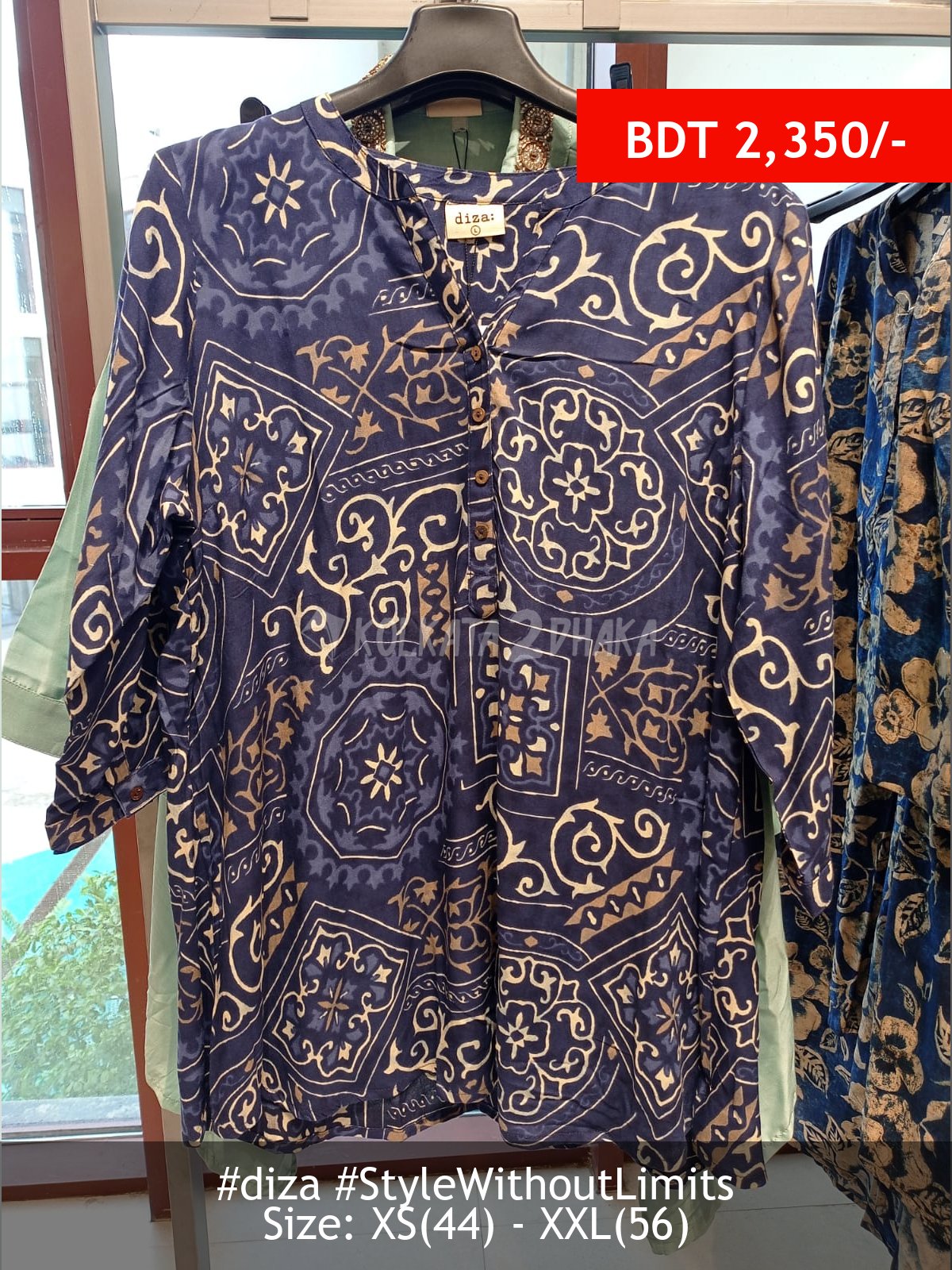 Diza Indigo top