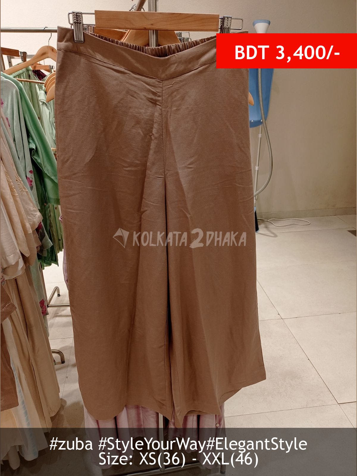 Zuba charcoal pant