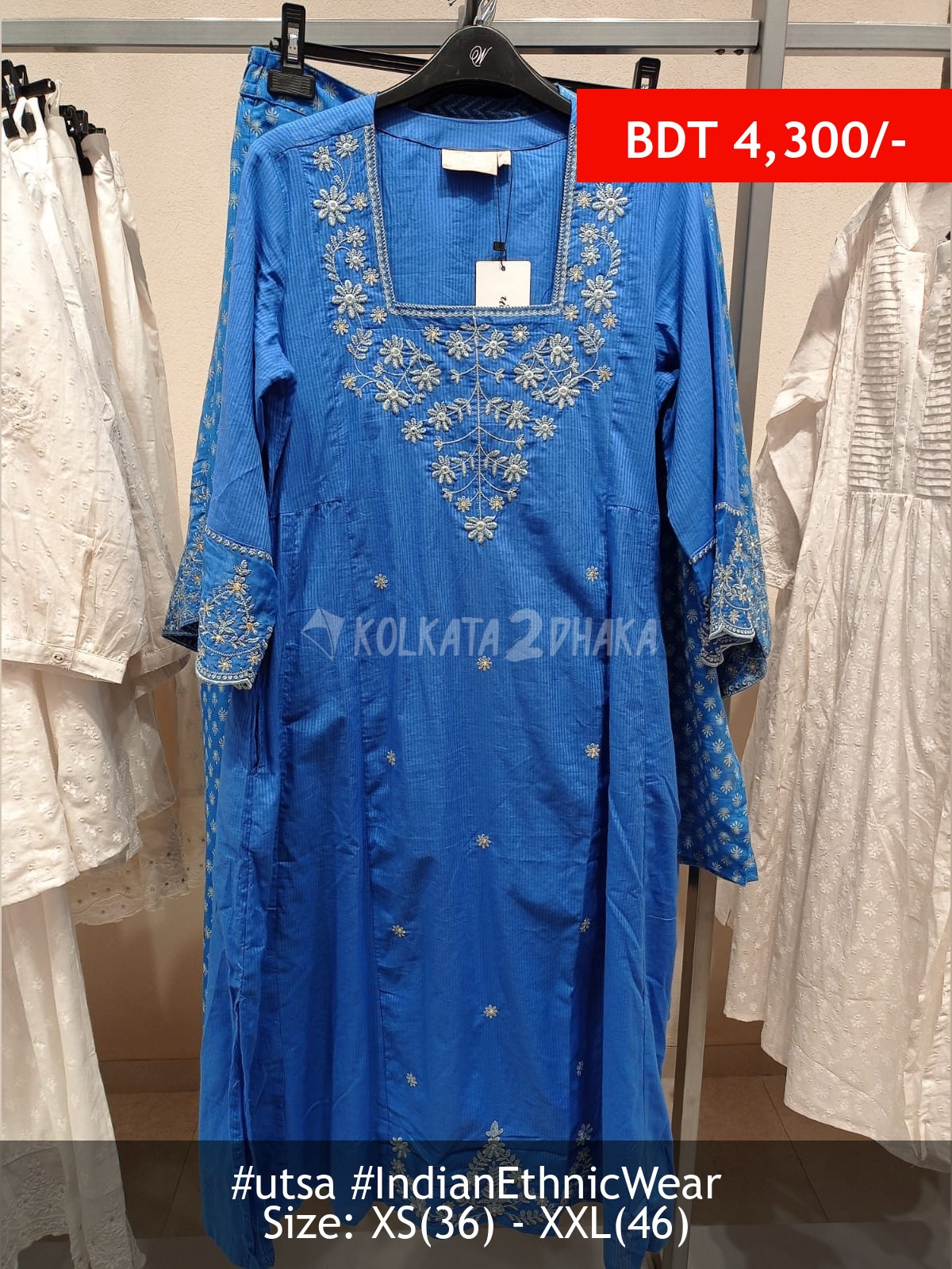 Utsa Royal blur Kurta
