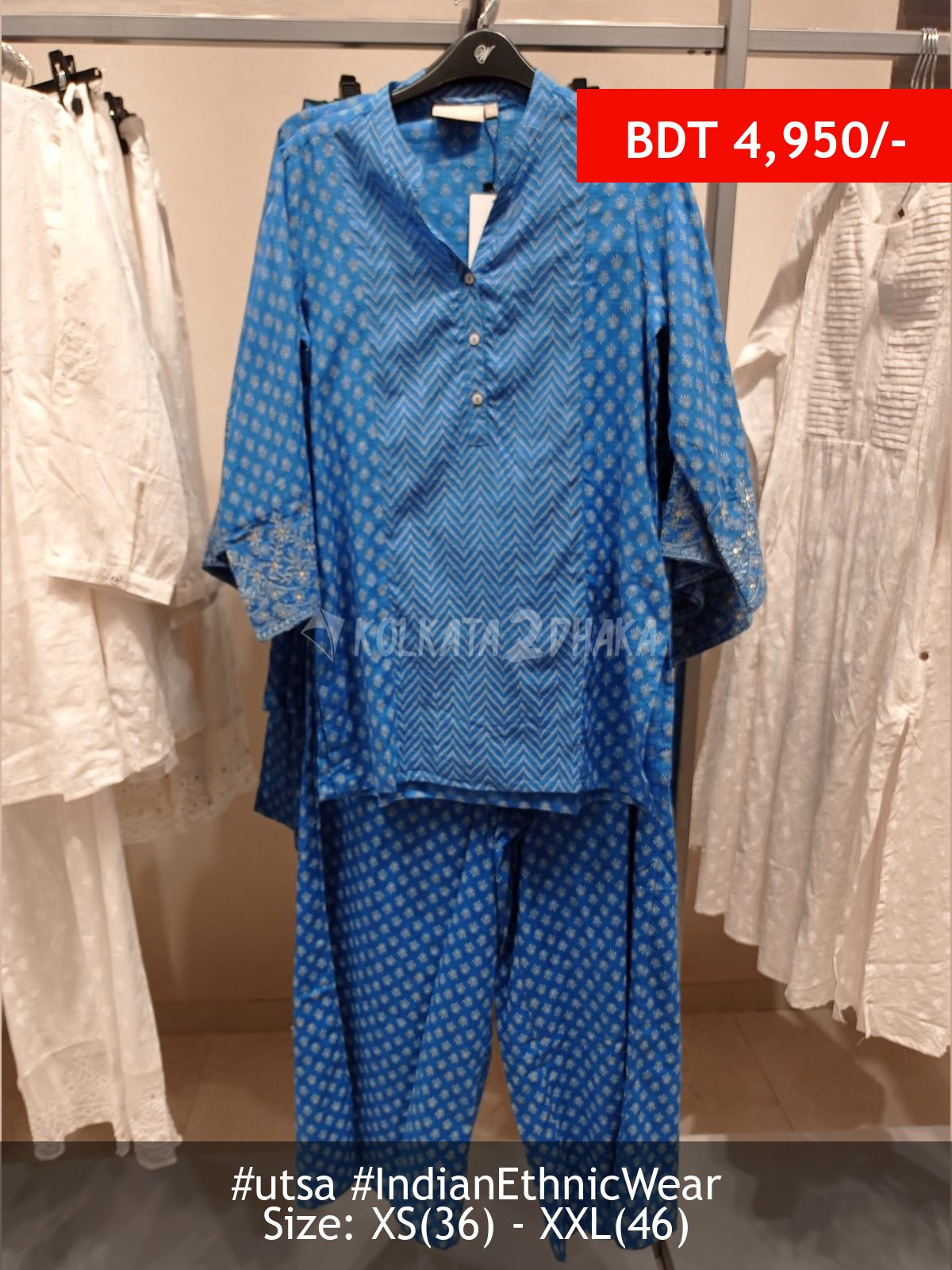 Utsa Blue Kurta