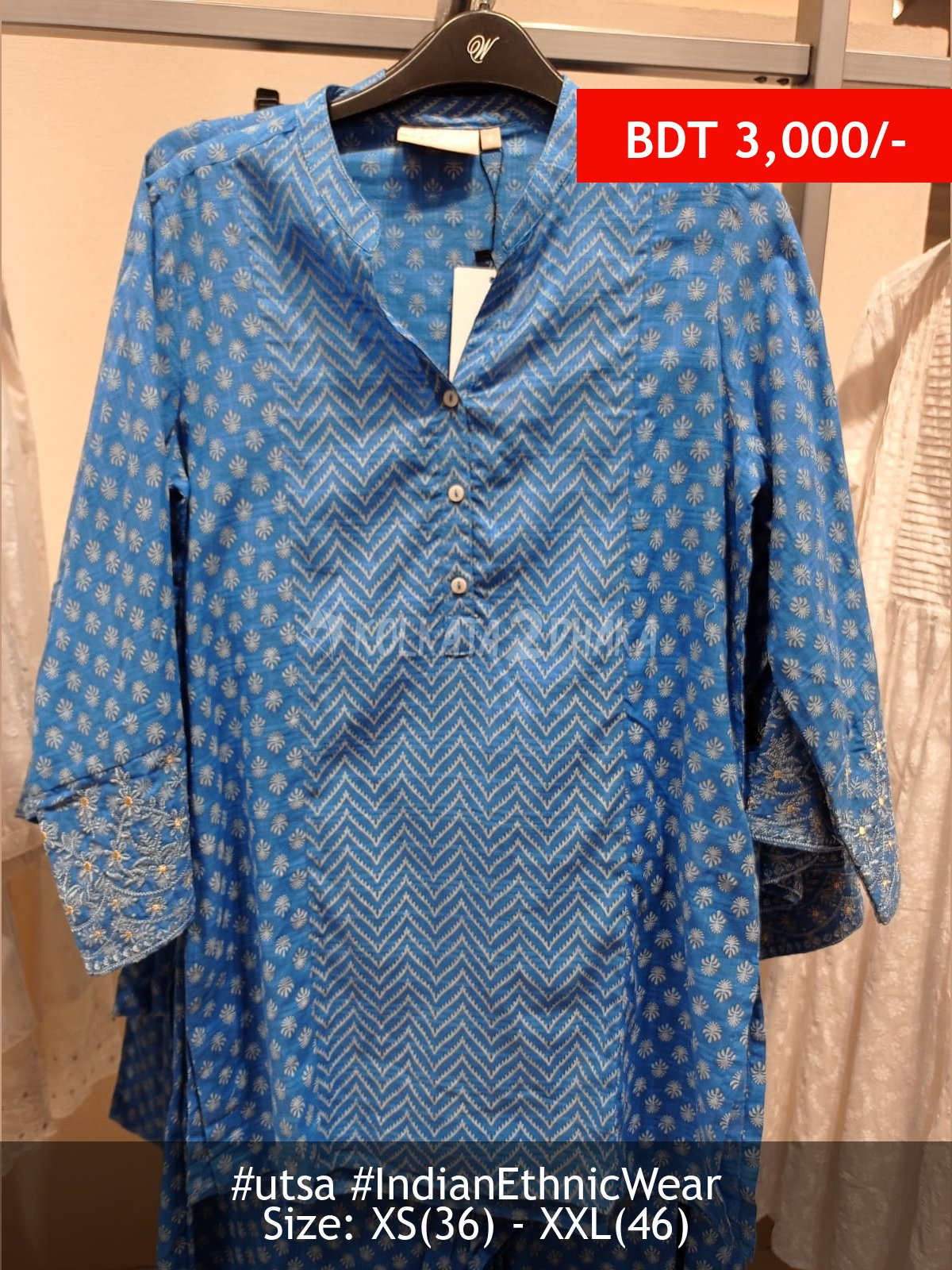 Utsa Blue Kurta
