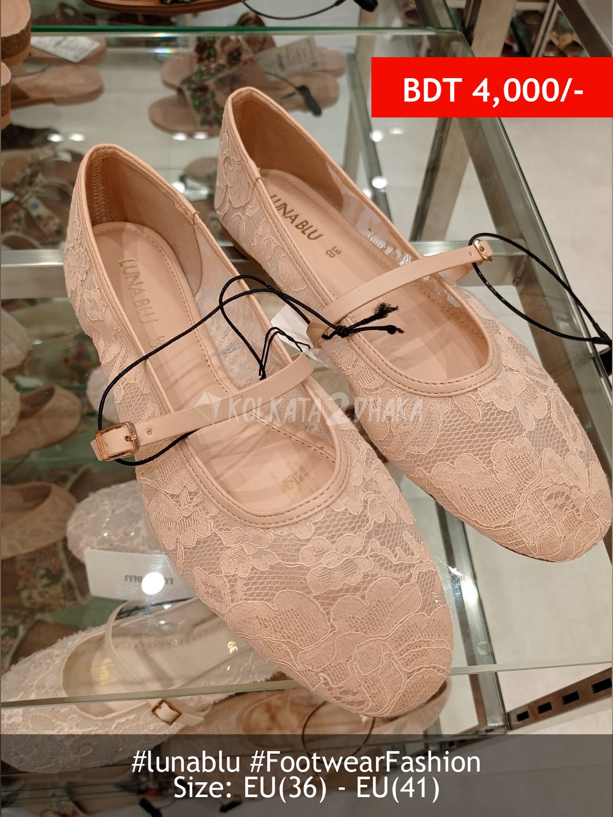 Lunablu Blush shoe