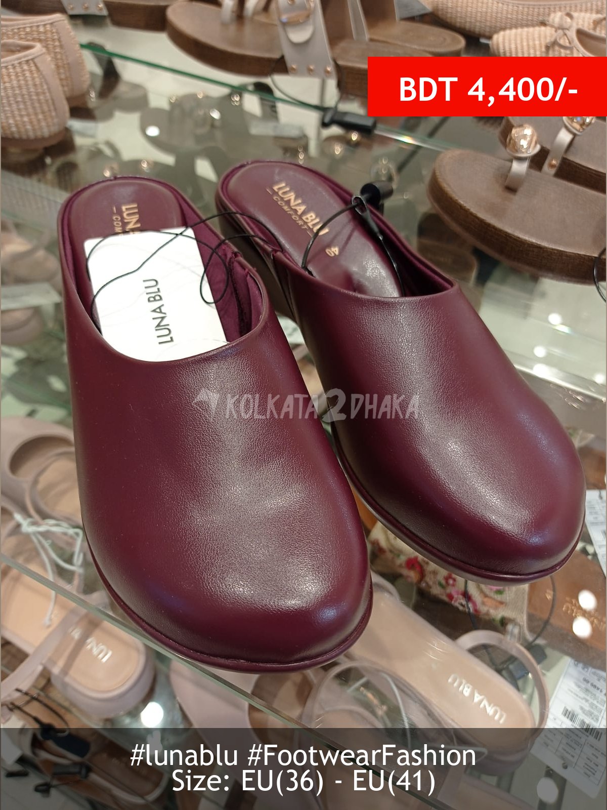 Lunablu Burgandy heels