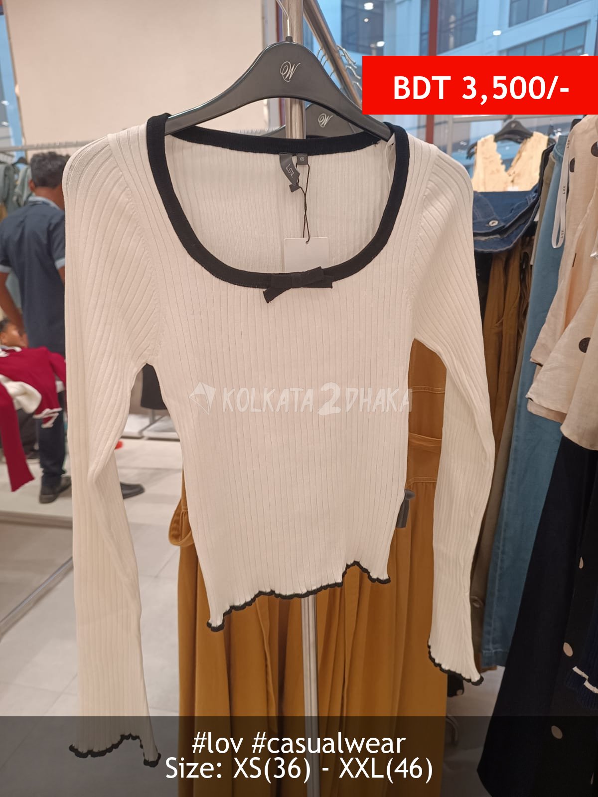 LOV off white cardigan