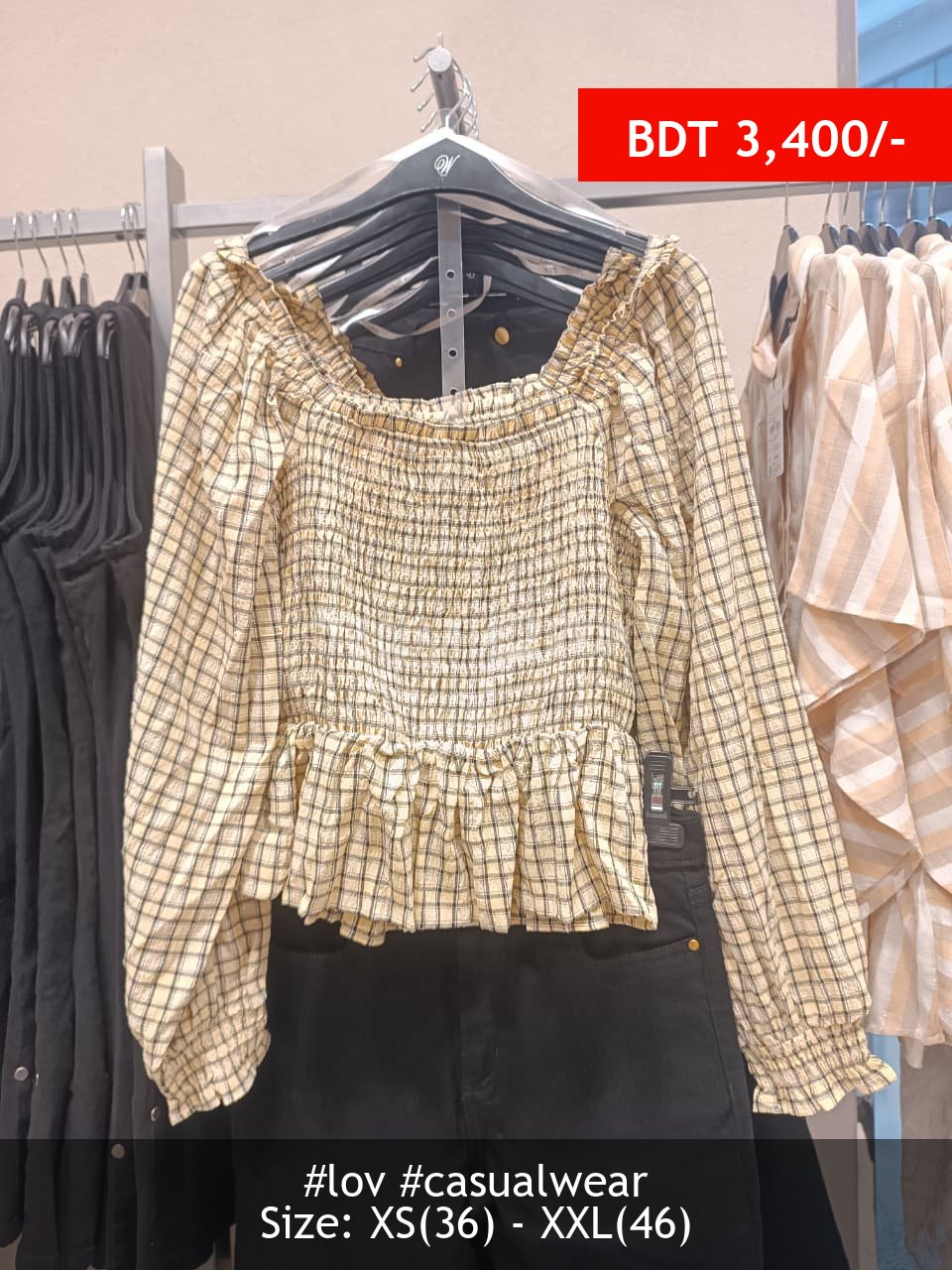 LOV yellow top