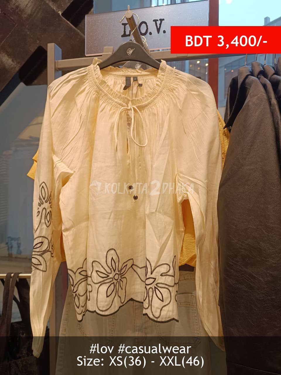 LOV off white blouse