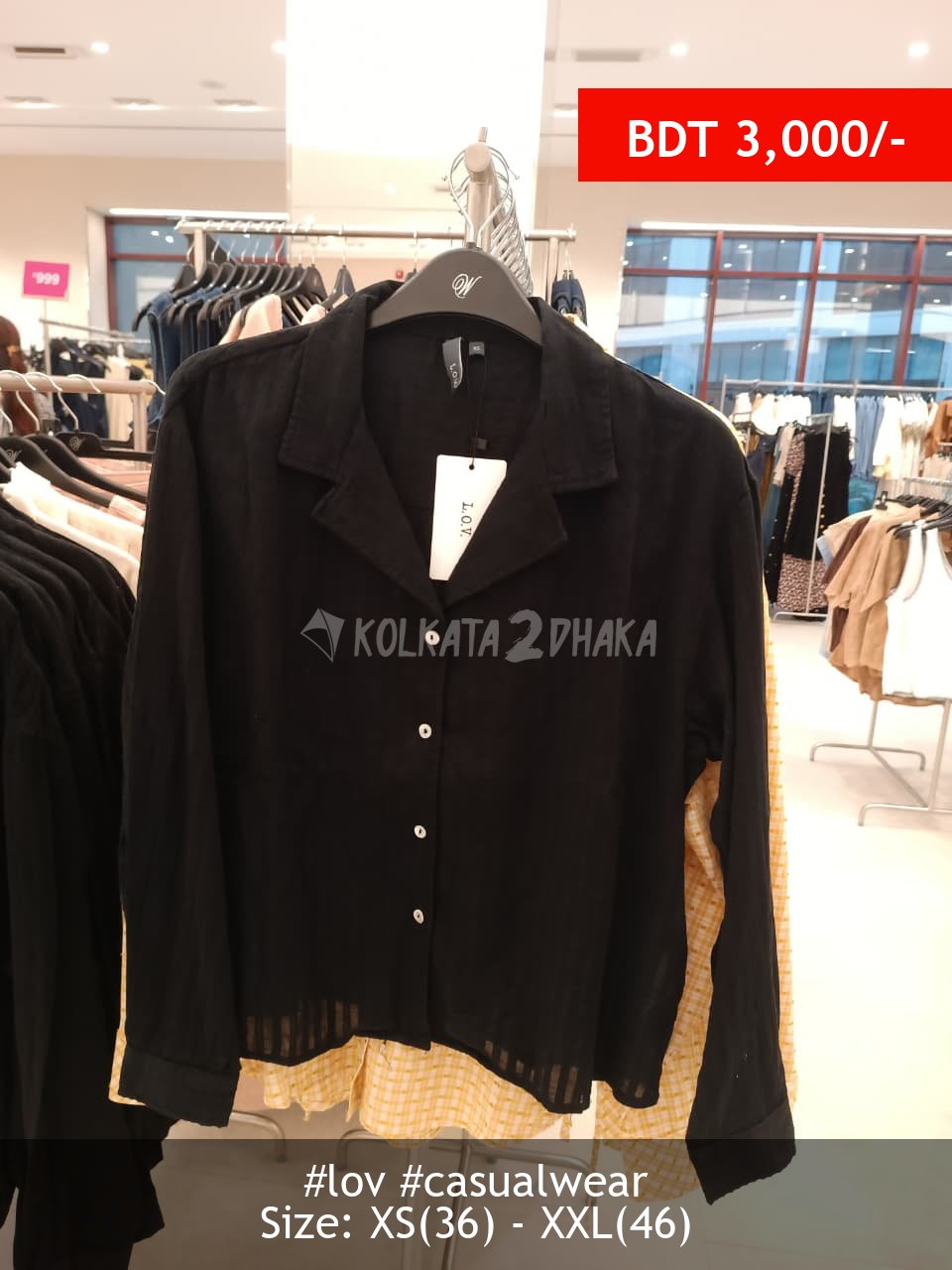 LOV black blouse