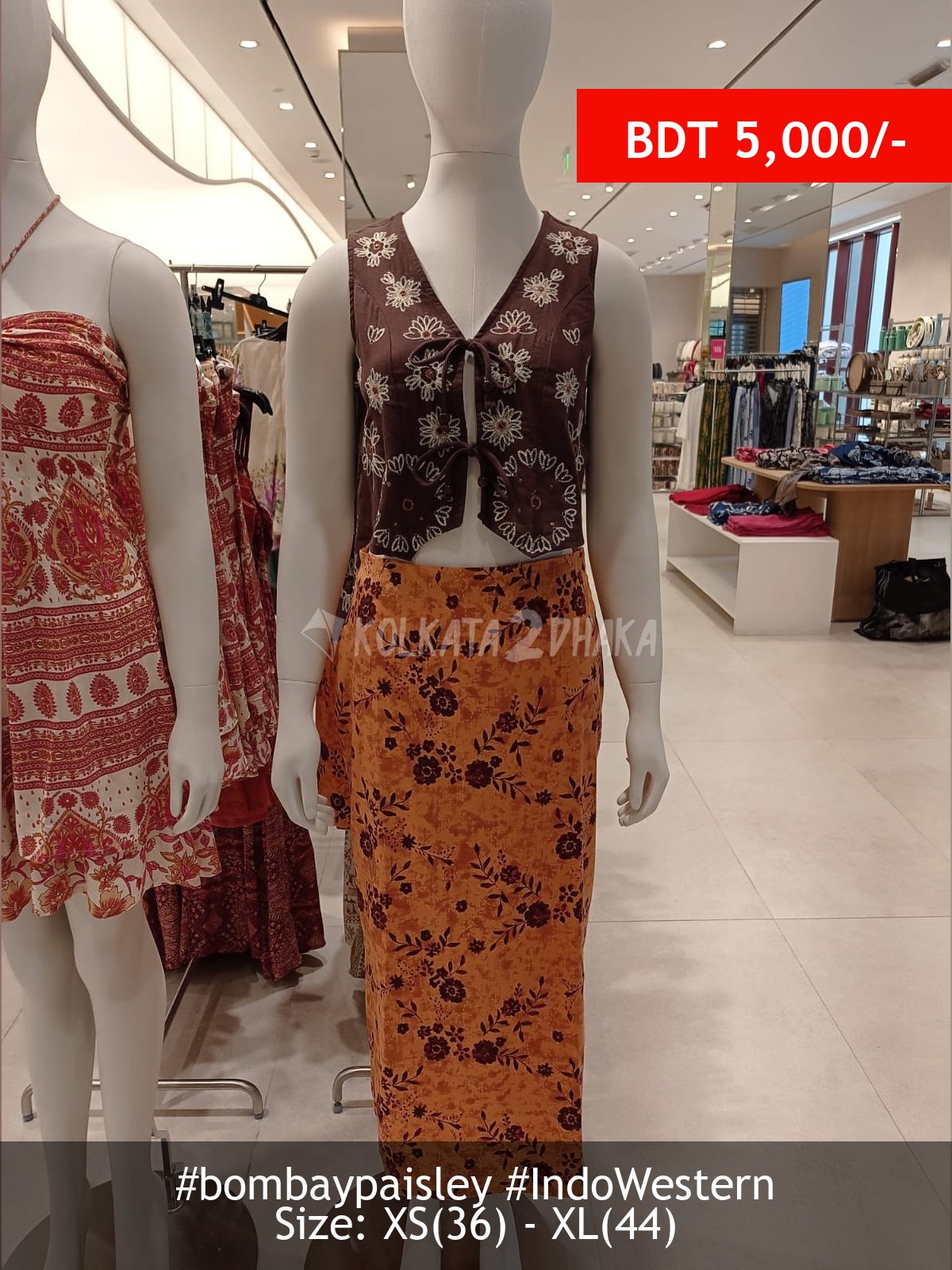 Bombay Paisley Skirt and top