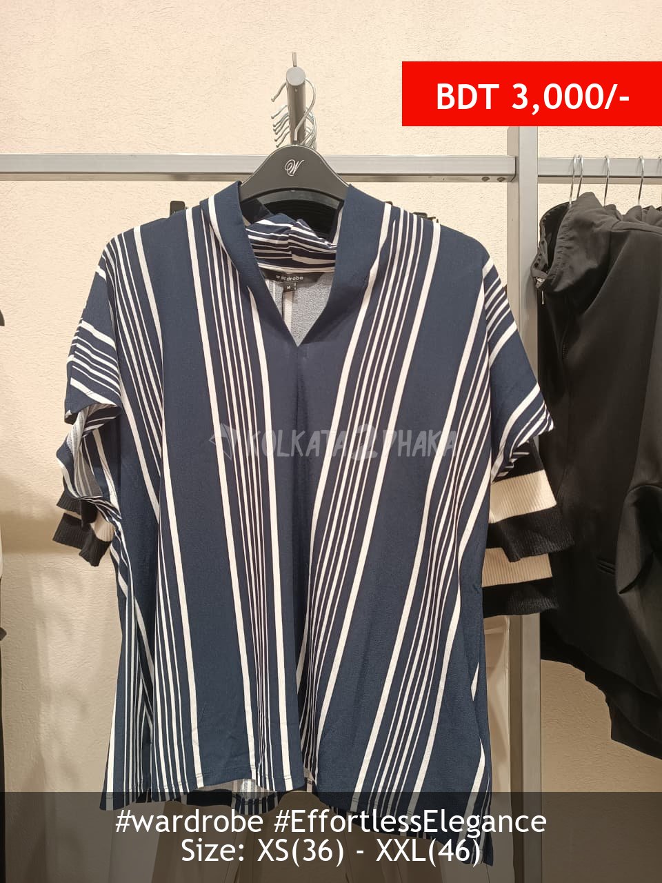 Wardrobe navy blouse