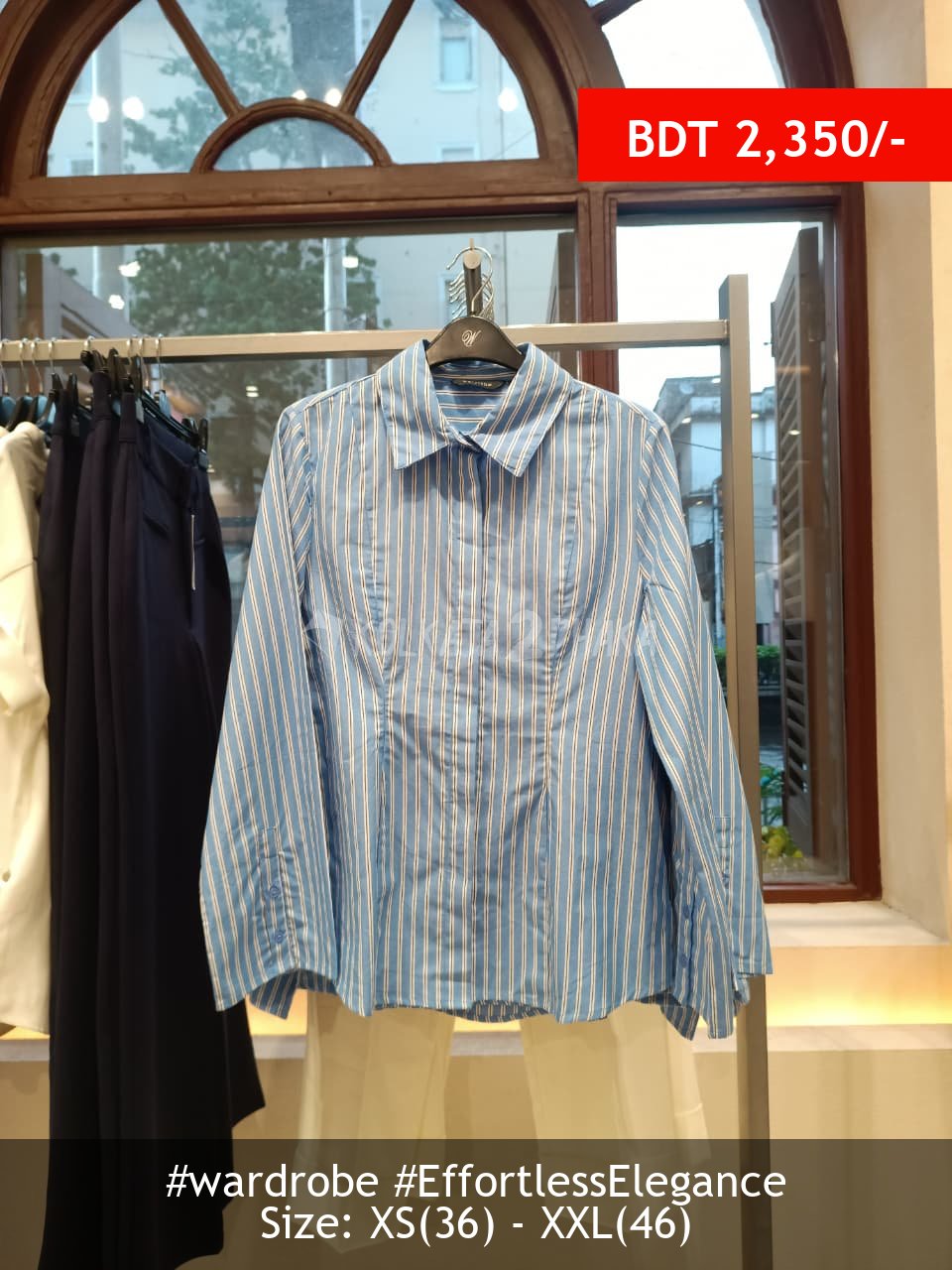 Wardrobe blue shirt