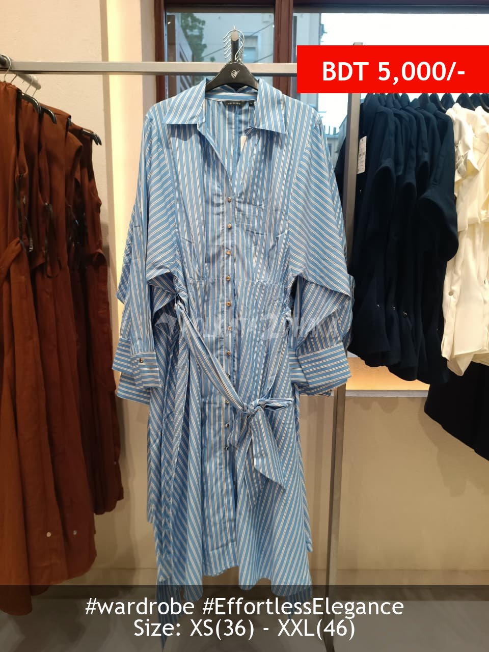 Wardrobe blue dress