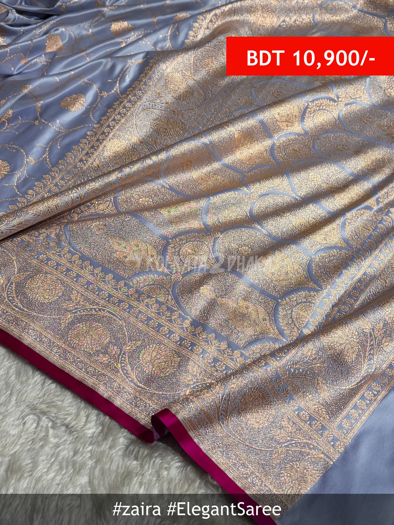 Zaira lavender saree