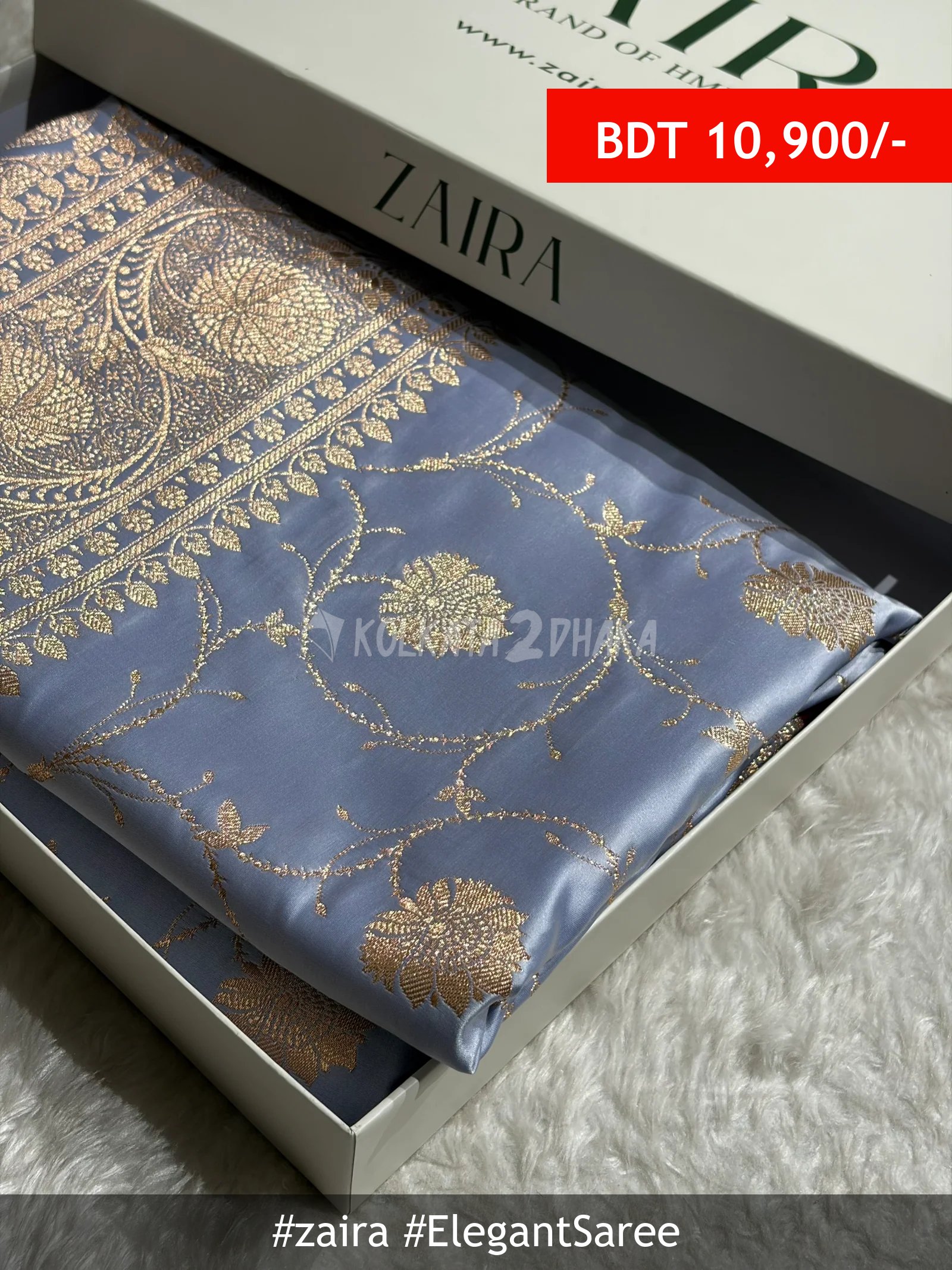Zaira lavender saree