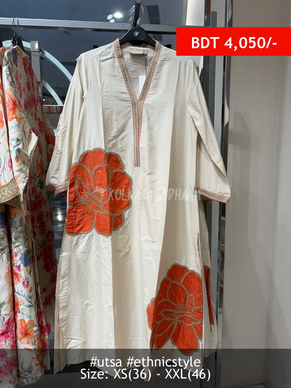 Utsa Off white kurta