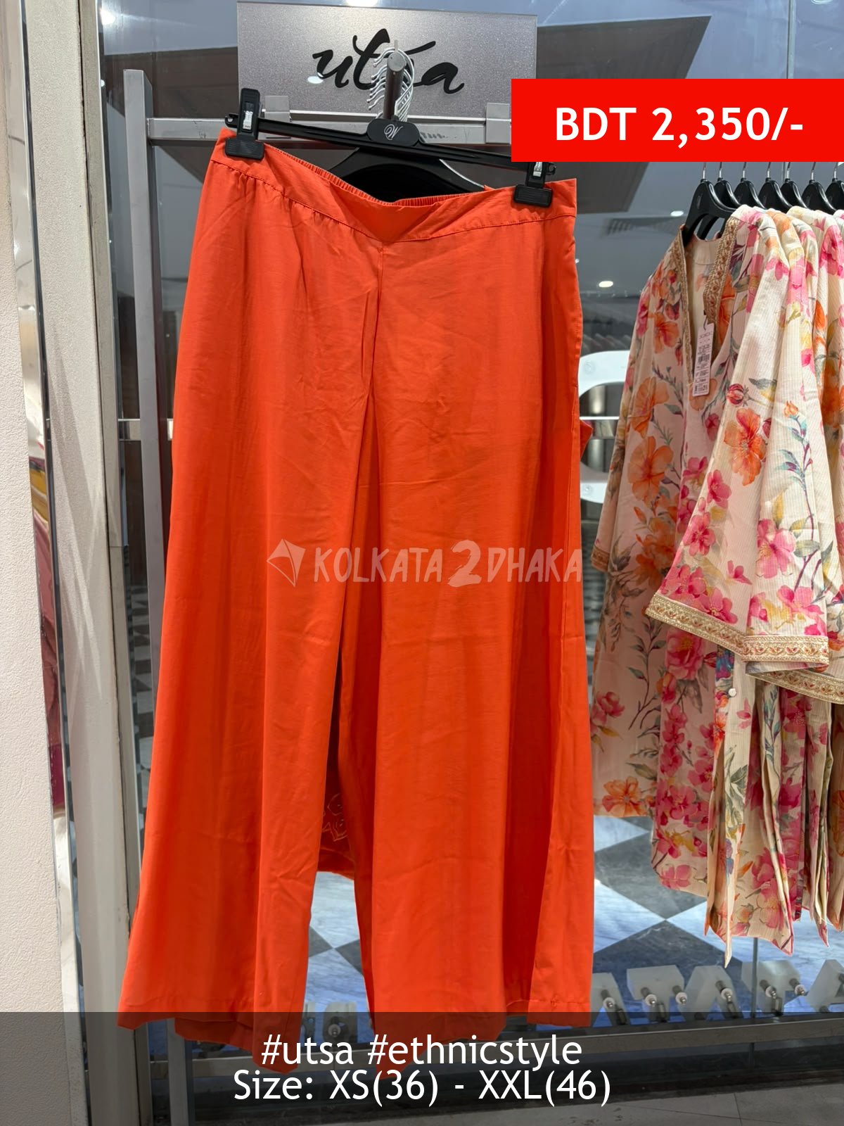 Utsa Orange pant