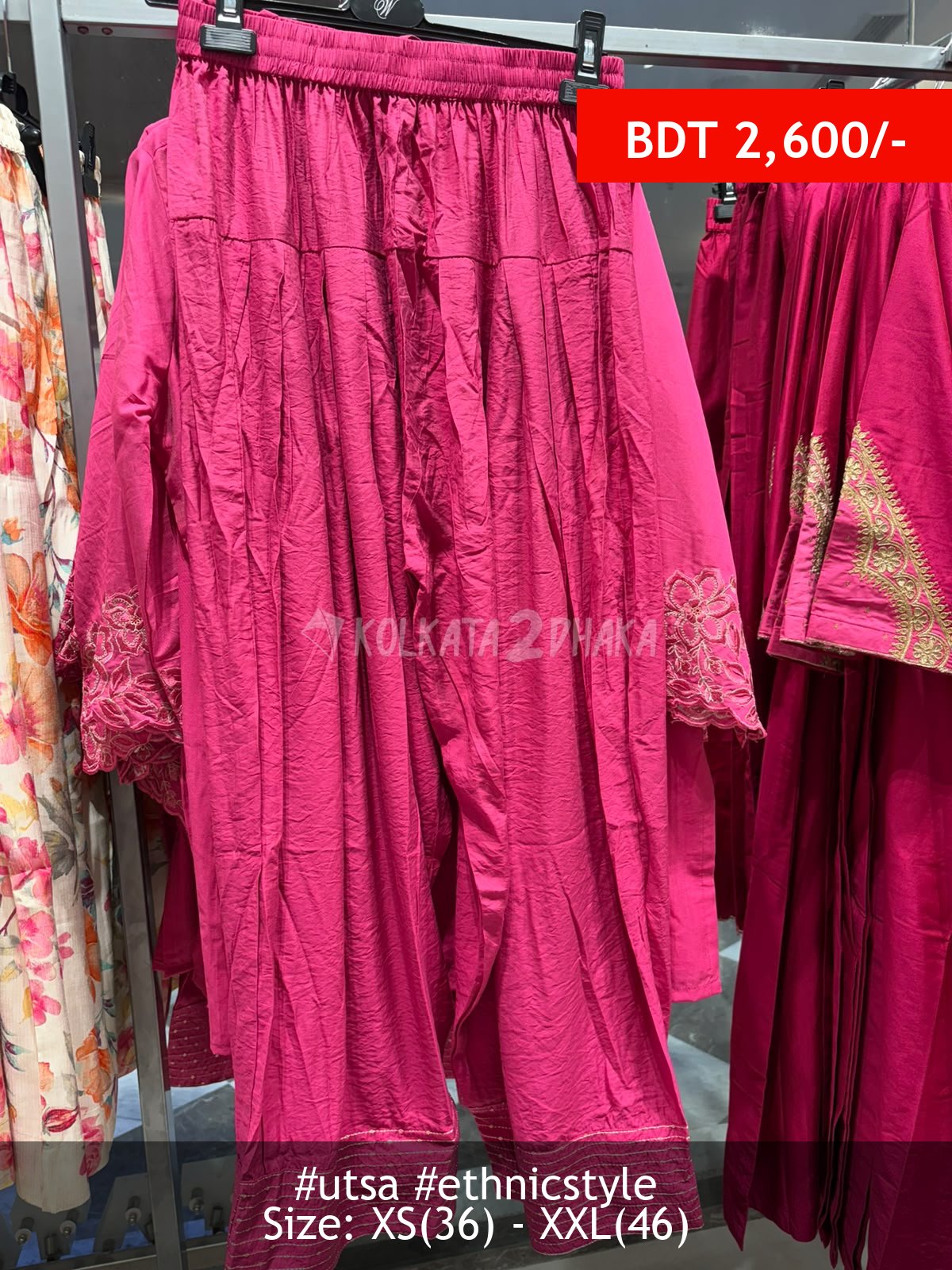 Utsa Pink kurta