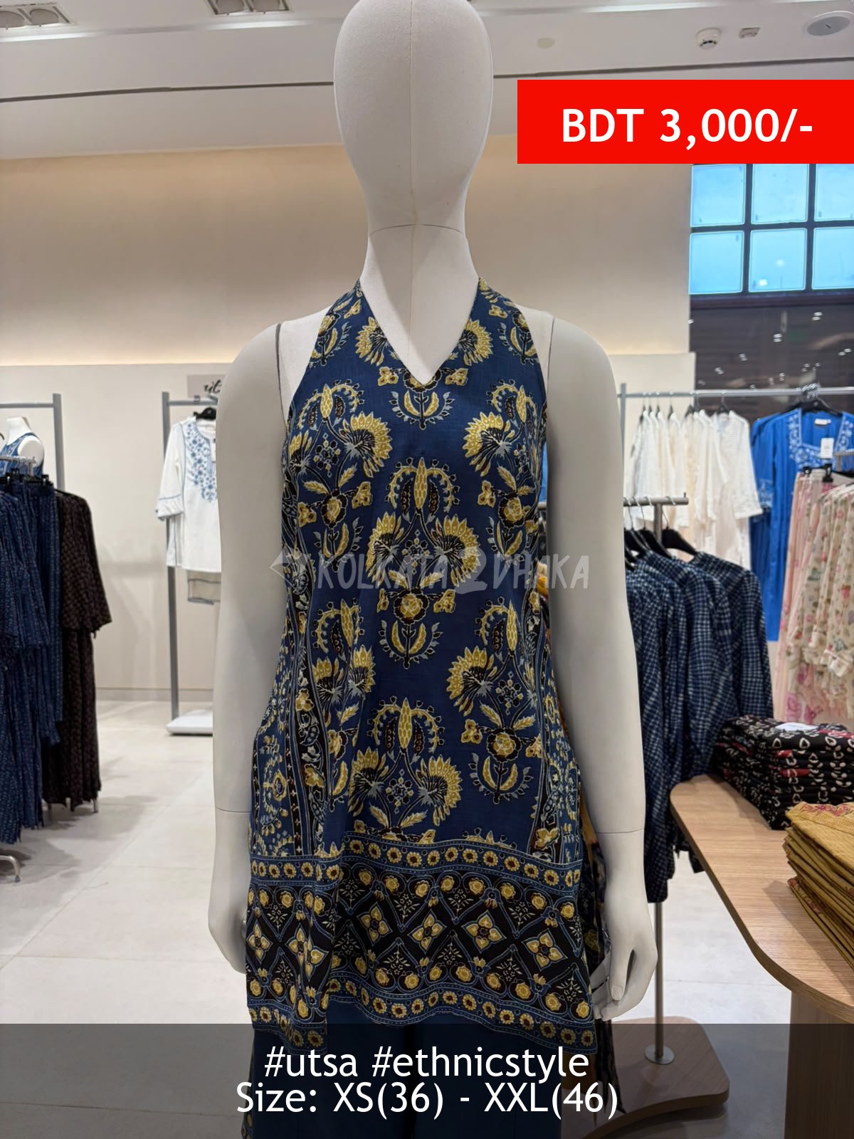 Utsa Blue kurta
