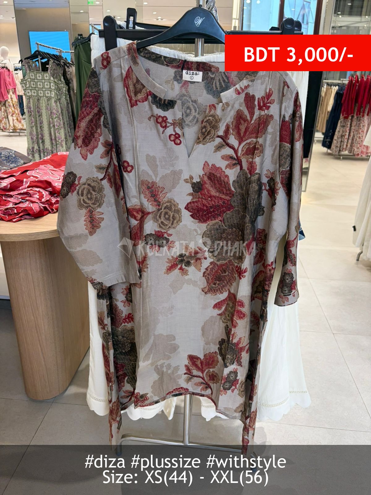 Diza floral kurta