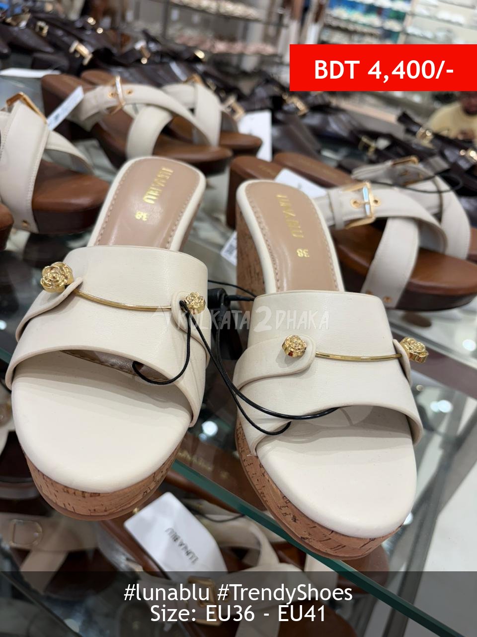 Lunablu Ivory heels
