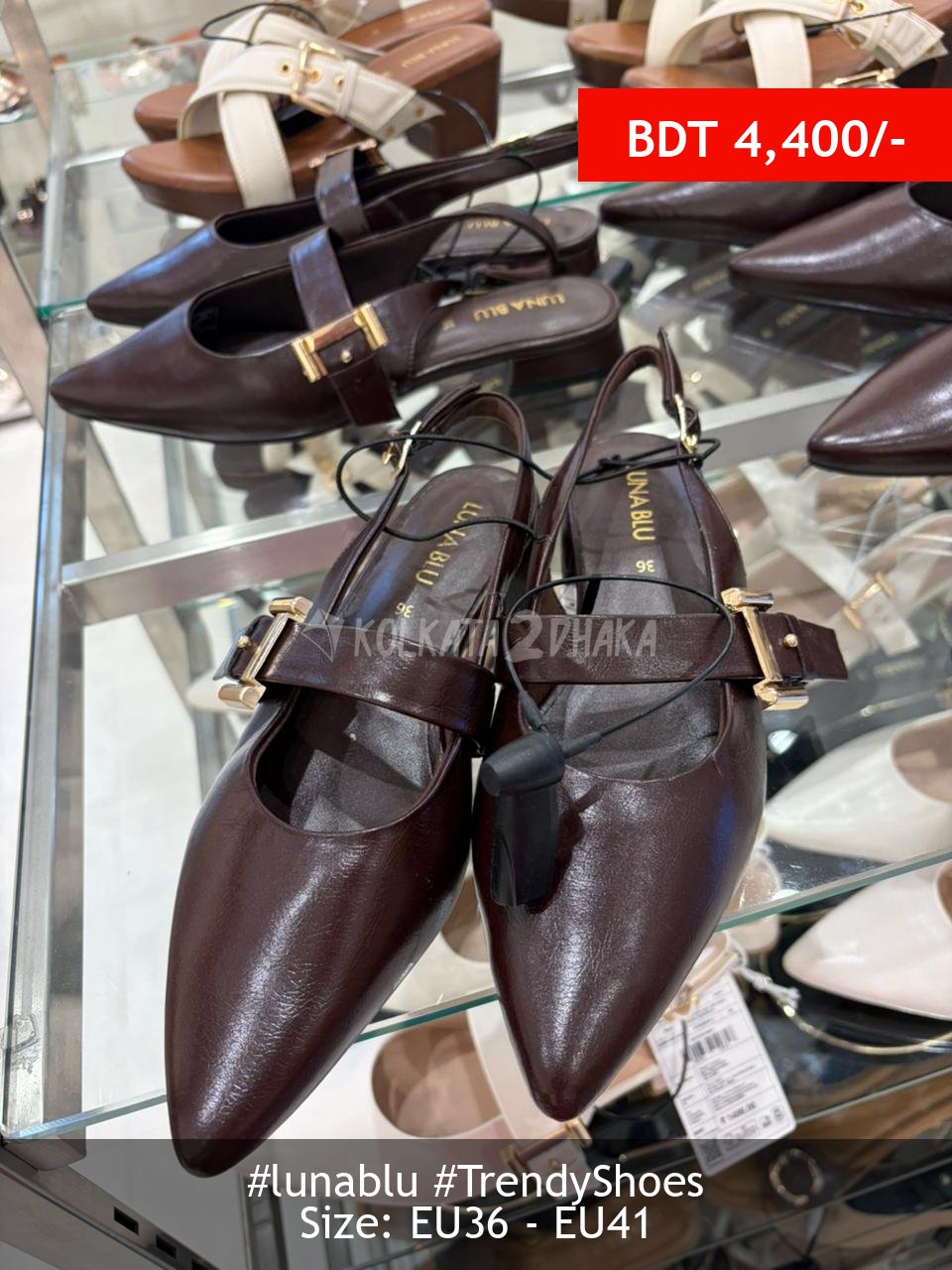 Lunablu Brown Heels