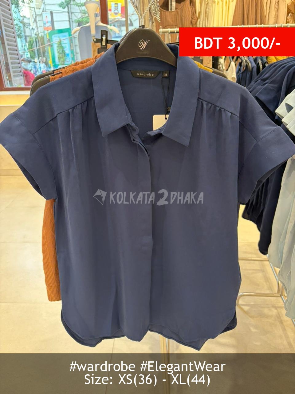 Wardrobe Navy Shirt
