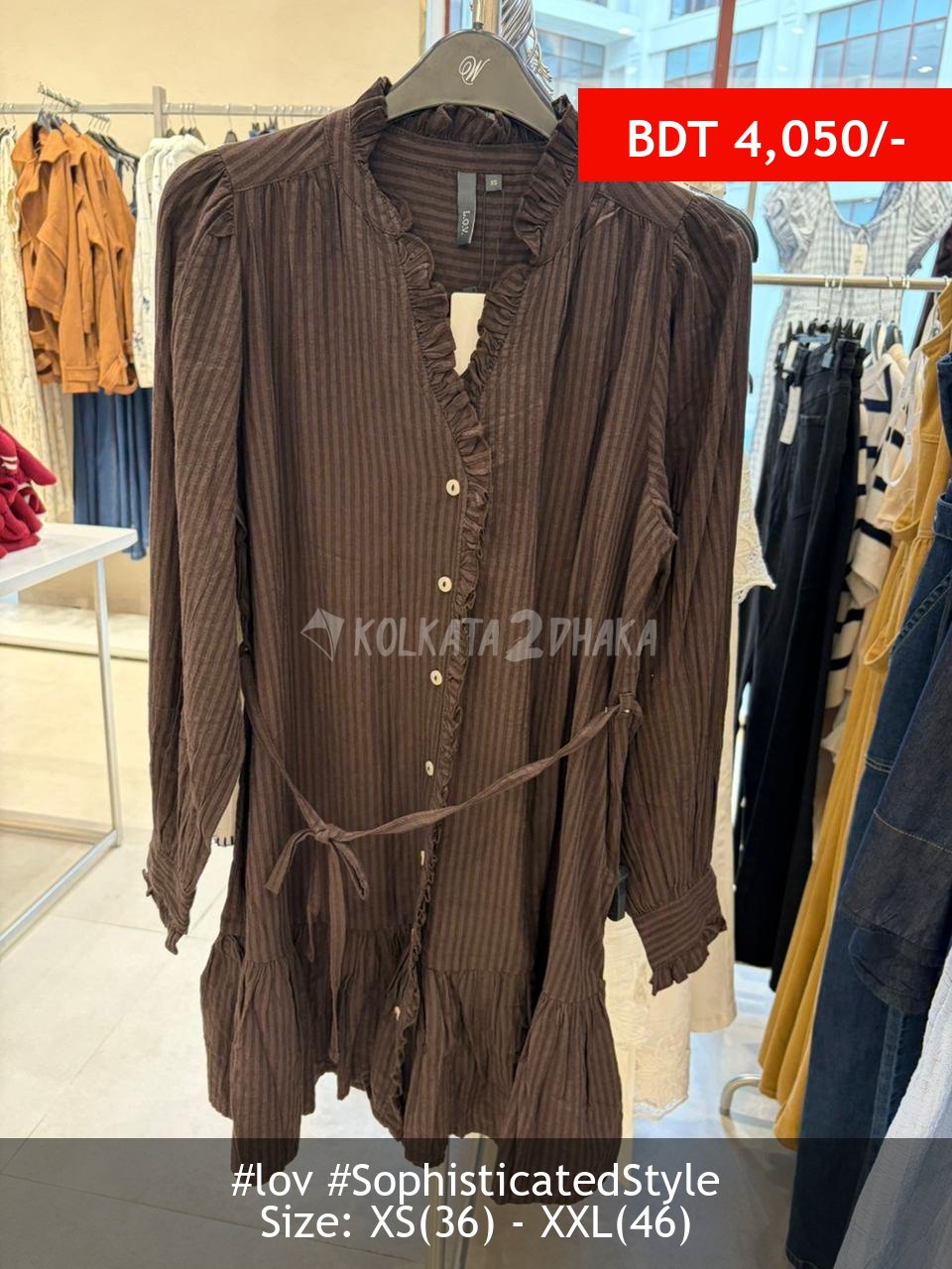 LOV Chocolate Dress