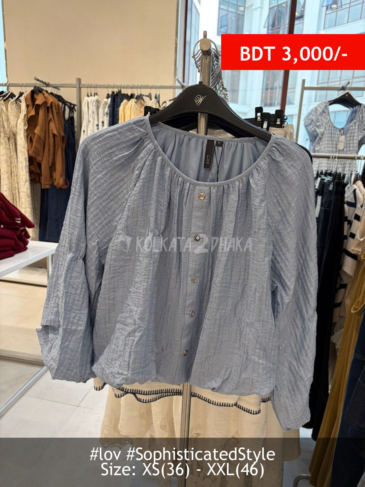 LOV Blue top