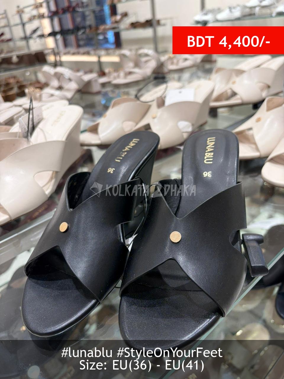 Lunablu Black Heel
